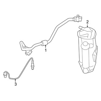 Mercedes-Benz OE - Emission System - Emission Components (Sedan)