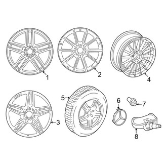 Mercedes-Benz OE - Wheels (18"), (Sedan)