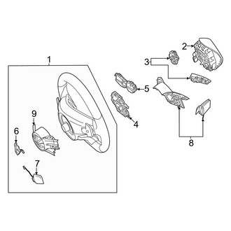 Mercedes-Benz OE - Steering Wheel & Trim (Leather/Wood Wheel)