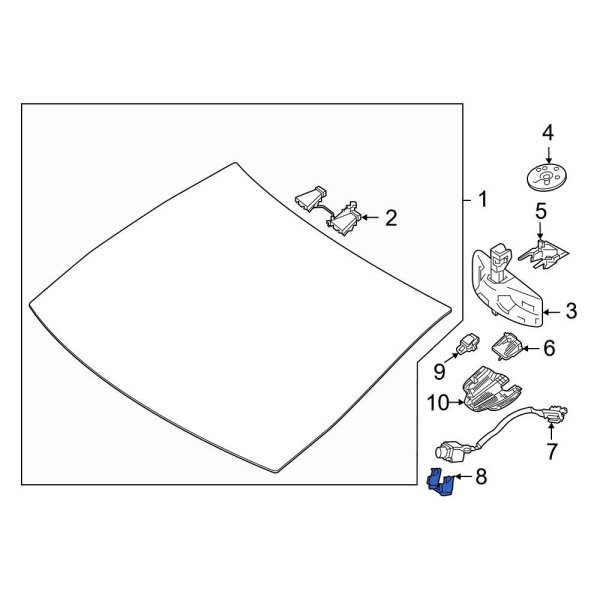 Collision Avoidance Camera Bracket