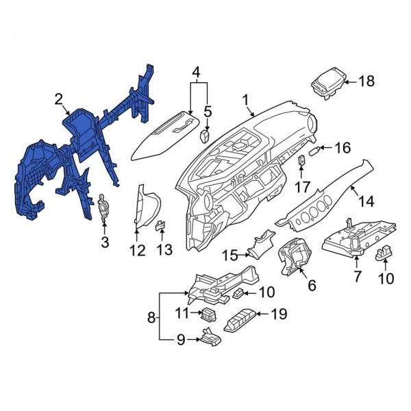 Instrument Panel Crossmember