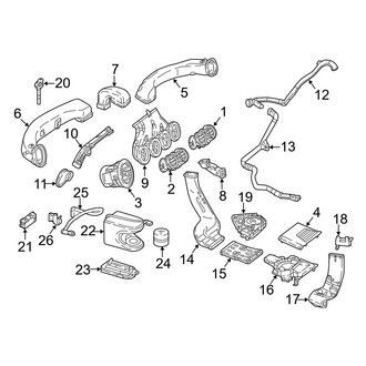 Mercedes-Benz OE - Instrument Panel - Ducts