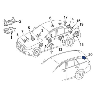 Mercedes-Benz OE - Upper Speaker