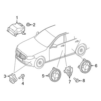 Mercedes-Benz OE - Restraint Systems - Air Bag Components (Modules and Sensors)