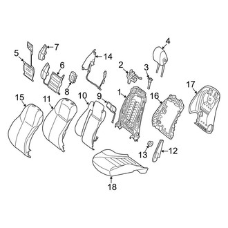 Mercedes-Benz OE - Seats & Tracks - Passenger Seat Components