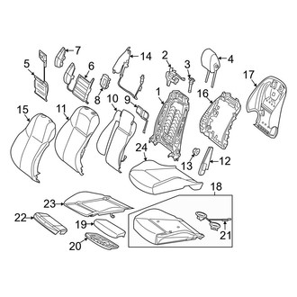 Mercedes-Benz OE - Seats & Tracks - Driver Seat Components