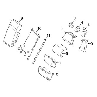 Mercedes-Benz OE - Seats & Tracks - Second Row Seats (Armrest & Components), (Wagon)