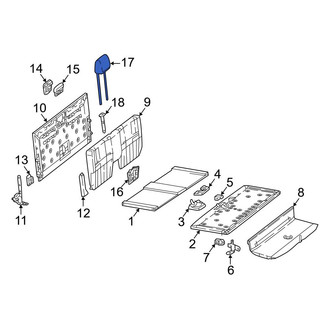 Mercedes-Benz OE - Rear Headrest