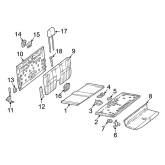 Mercedes-Benz OE - Seats & Tracks - Third Row Seats (Wagon)