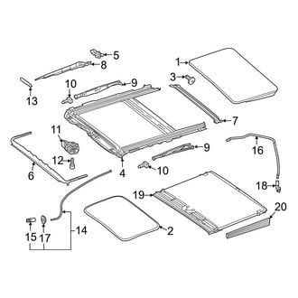 Mercedes-Benz OE - Roof - Sunroof (W/O Panoramic Roof), (Sedan)