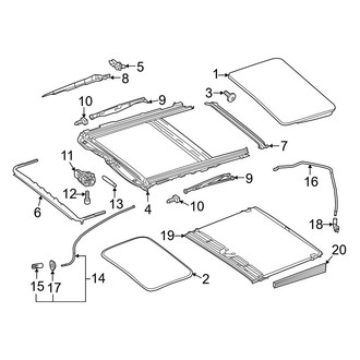 Mercedes-Benz OE - Roof - Sunroof (W/O Panoramic Roof), (Wagon)