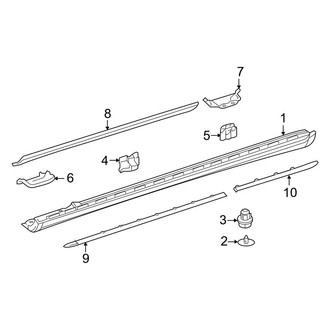 Mercedes-Benz OE - Pillars, Rocker & Floor - Exterior Trim (Wagon)