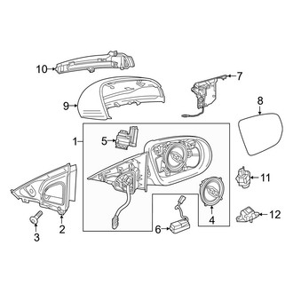 Mercedes-Benz OE - Front Door - Outside Mirrors