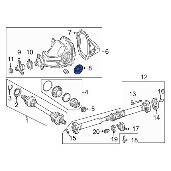 Drive Axle Shaft Seal