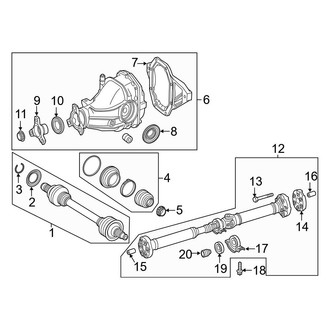 Mercedes-Benz OE - Rear Suspension - Axle & Differential