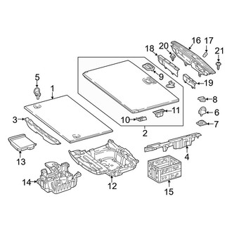 Mercedes-Benz OE - Rear Body & Floor - Interior Trim (Floor Trim), (Wagon)