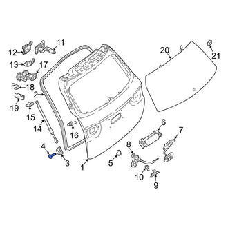 Mercedes-Benz OE - Liftgate Stop Bumper Bolt