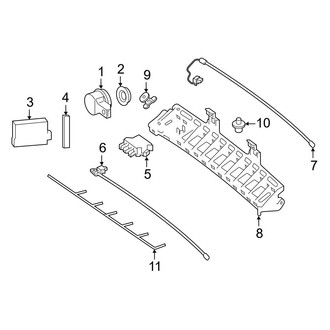 Mercedes-Benz OE - Rear Bumper - Electrical Components (Wagon)