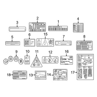 Mercedes-Benz OE - Information Labels - Labels