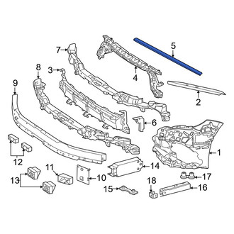 Mercedes-Benz OE - Front Hood Seal