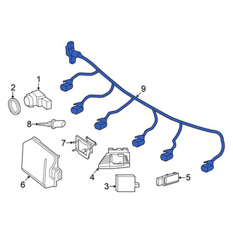 Mercedes-Benz OE - Front Parking Aid System Wiring Harness