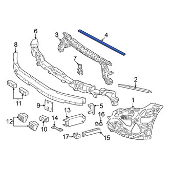 Mercedes-Benz OE - Front Hood Seal