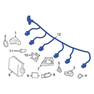 Mercedes-Benz OE - Front Parking Aid System Wiring Harness
