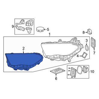 Mercedes-Benz OE - Front Left Headlight Seal