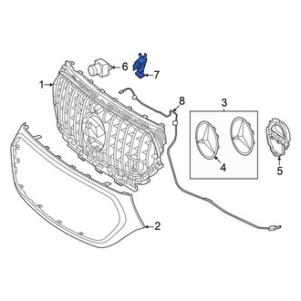 Mercedes-Benz OE - Front Park Assist Camera Bracket