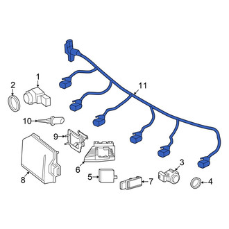 Mercedes-Benz OE - Front Parking Aid System Wiring Harness
