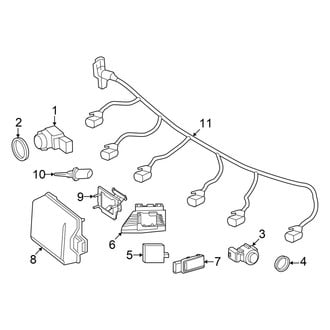 Mercedes-Benz OE - Front Bumper & Grille - Electrical Components
