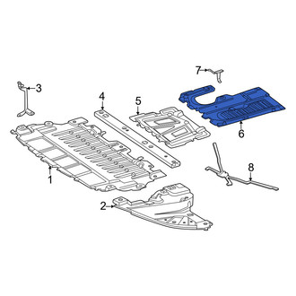 Mercedes-Benz OE - Front Floor Pan Splash Shield