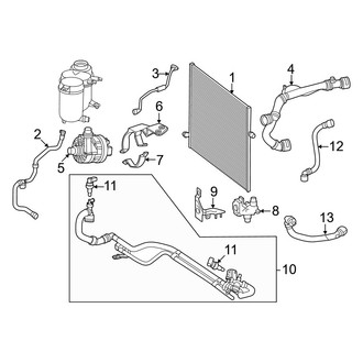 Mercedes-Benz OE - Cooling - Intercooler (Radiator Mounted)