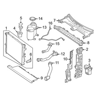 Mercedes-Benz OE - Cooling - Radiator & Components (Primary Cooling)