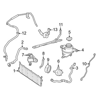 Mercedes-Benz OE - Cooling - Radiator & Components (Battery Cooling)