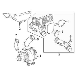 Mercedes-Benz OE - Cooling - Water Pump