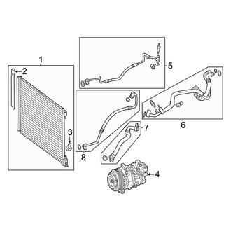Mercedes-Benz OE - Air Conditioner & Heater - Condenser, Compressor & Lines