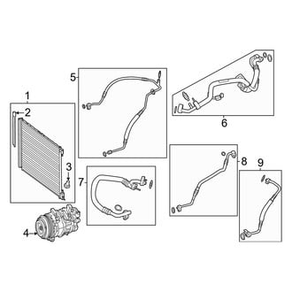 Mercedes-Benz OE - Air Conditioner & Heater - Condenser, Compressor & Lines