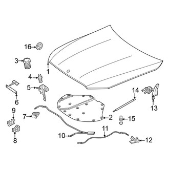 Mercedes-Benz OE - Hood & Components