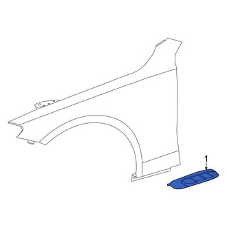 Mercedes-Benz OE - Front Left Fender Molding
