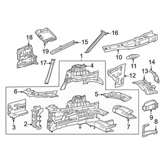 Mercedes-Benz OE - Fender - Structural Components & Rails