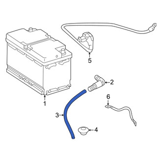 Mercedes-Benz OE - Battery Vent Tube