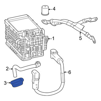 Mercedes-Benz OE - Battery Vent Tube Grommet