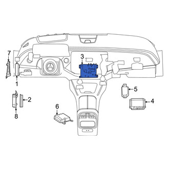 Mercedes-Benz OE - GPS Navigation Control Module