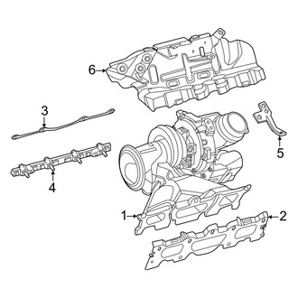 Mercedes-Benz OE - Engine - Turbocharger & Components (Turbocharger & Components), (2.0L)