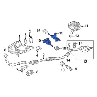 Mercedes-Benz OE - Front Exhaust System Hanger