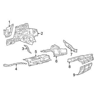 Mercedes-Benz OE - Exhaust System - Heat Shields