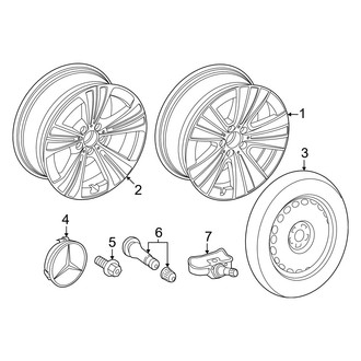 Mercedes-Benz OE - Wheels (18")