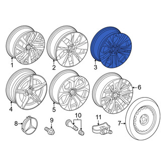 Mercedes-Benz OE - Wheel