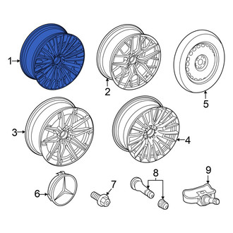 Mercedes-Benz OE - Wheel